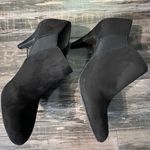 Coach And Four Boots Womens 10 High Heels‎ Ankle Booties Black Fabric Photo 7