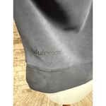 Lululemon Sweatshirt Women 8 Black Softstreme Perfectly Oversized Cropped Crew Photo 3