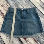 Madewell  Rigid A-Line Blue Denim Skirt Photo 7