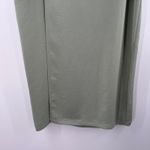 R.G. Kane Hestia Skirt Size Small Sage Green Mini/Midi High Slit Satin NEW NWOT Photo 14