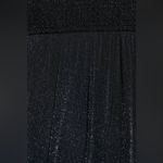 ZARA Black Dress With Metallic Thread - S Photo 2
