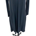 Max Mara S'  Navy Blue 3/4 Sleeve Classic A-Line‎ Shift Dress Size US 12 Photo 2