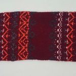 American Eagle  Maroon Patterned Infinity Scarf Photo 3