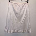Cream Nylon lace hem skirt slip Size M Photo 0
