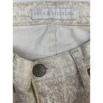 Rock & Republic  Women White & Gold Jeans Straight Size 10 (34x26) SKU 4602 Photo 5