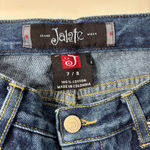 NWT VTG Y2K Jeans Artsy Boho Patchwork Retro Deadstock Mid Rise Size 7/8 Hippie Blue Size M Photo 6