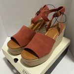 a.n.a A New Approach  Laskie Terracotta Heeled Sandal Wedge NWT Size 11 Photo 5