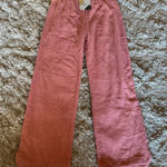 NWT Toca terry cloth peach pants medium lounge Orange Photo 0