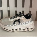 On Running Cloudmonster Running Shoes Women’s US 8 Gray White CloudTec Photo 1