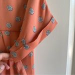 Pleione  Coral Polka Dot Short Sleeve Top Photo 5
