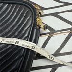 Henri Bendel New No 7 East West Black Quilted Leather Crossbody I-Pad Bag RARE Photo 8