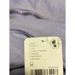 Free People NEW Purple Hooded Zip Up Long Sleeve Joggers Romper Jumpsuit Size M Photo 2