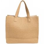Vitamin Sea Woven Paper Straw Tote Bag Collection XIIX Natural NWT Tan Photo 2