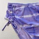 California Waves New Tie Dye High Waisted Bikini Swim Bottoms Purple Photo 3