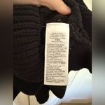 J.Crew NWOT Crochet Ruffle Sweater Tank Open Knit Tank Black Size Small Photo 4