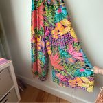 Trina Turk Jacksonville Colorful Floral Wide Leg Jumpsuit XS Photo 7