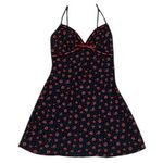 Princess Polly NWT black floral mini dress Photo 0