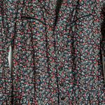 Ba&sh Seb Ditsy Floral Jumpsuit Black Noir Longsleeve Womens XS Photo 7