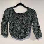 Brandy Melville John Galt off the shoulder flower shirt Photo 2