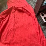 Anthropologie  Sundry Women’s Mix Media Tank Maxi Dress Tangerine Size M Photo 3