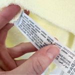 Bershka NWT  Fuzzy 90’s Pastel Yellow Knit Tie crop top MEDIUM Photo 5