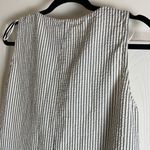 ZARA trf Woman’s Striped Sleeveless Jumpsuit with pockets size large Photo 7