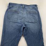 frame denim FRAME Merced Light Wash Stretch Denim Double Detail Flared Jeans 32 Photo 5