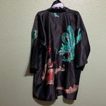 Vintage Black Dragon Robe Unisex Size L Photo 6
