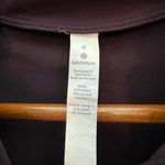 Lululemon  Toasty Tech 1/2 Zip black cherry sweat wicking tech fleece size 4 Photo 12
