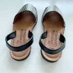 The Spanish Sandal Co Black Studded Leather Sandals size 8 Photo 2