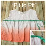 Free People NWOT  Little Bit of Something Ombre Blouse - Small Photo 4