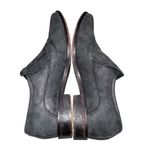 Free People  Brady Gray Carbon Nubuck Leather Loafers size 37 Photo 5