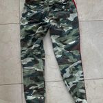 MOTHER Like New Camo Jogger Trouser Jeans with Stripe Sz 24 Green Photo 4