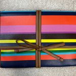 Stella & Dot  Multicolor Rainbow Stripe Jewelry Organizer Travel Case Photo 0