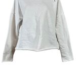 Lime & Vine White Rose Gold Zipper Cropped Sweatshirt Size M Photo 2