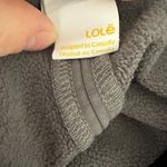 Lole Lolë Grey Cropped Long Sleeve Crewneck Sweatshirt Women's Large Photo 3
