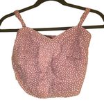Abercrombie & Fitch  Women’s Mauve/white dot Crop Top Size Small Photo 0