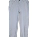 Chico's Black Label by Women's M White Ankle Jogger Jeans Photo 0