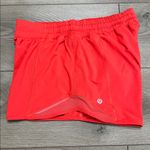 Lululemon  Hotty Hot Low Rise Running Shorts4" Carnation Red Size 8 Photo 3