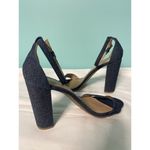 Trash Candy Black Sandal Chunky Heels Size 9. S Photo 4