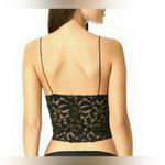 Free People Intimately Cropped Elegant Black Lace Bralette S Photo 1