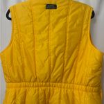 Ralph Lauren  Vibrant Yellow Quilted Vest Photo 1