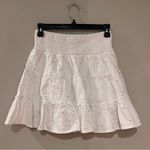 American Eagle  White Eyelet Skirt Photo 1