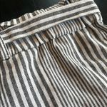 American Threads Striped Gray Women's Shorts large Photo 1