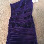 Trixxi Purple tight fit one shoulder dress never worn Photo 1