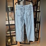 3D bows wide leg jeans light wash coquette edikted lucille low rise baggy Blue Size 29 Photo 5