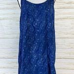 Vintage Vacation Kimberly’s Travels Blue Square Swirl Mini Dress Size XL Photo 0