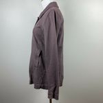Fresh Produce  Jacket XS‎ Brown Button Up Pockets 100% Cotton Long Sleeve Photo 4