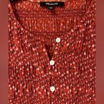 Madewell  Challis Button-Front Smocked Bodice Mini Dress in Tiny Daisy Size‎ XXS Photo 8