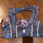 FP MOVEMENT YOU’RE A PEACH PRINTED SPORTS PRA IN BLACK CYBER COMBO Blue Size L Photo 3